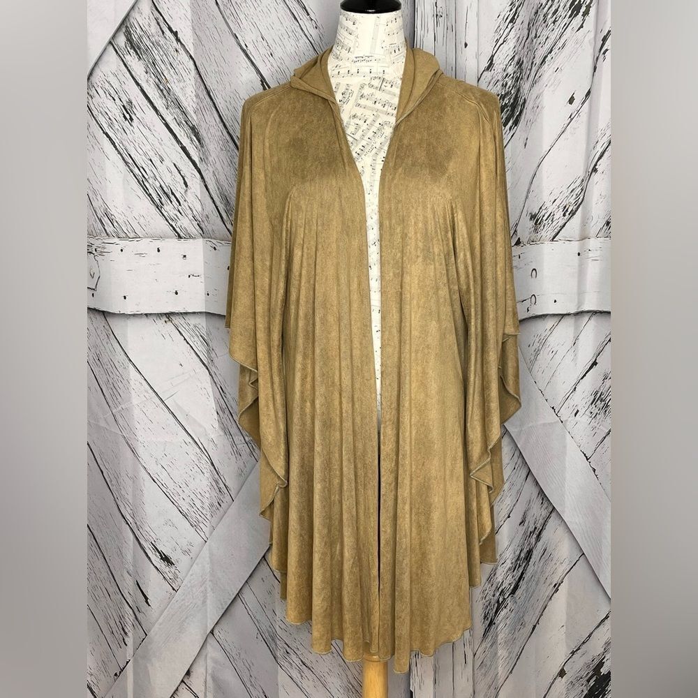 Marigold LA Microfiber Hooded Kimono Style Jacket OS